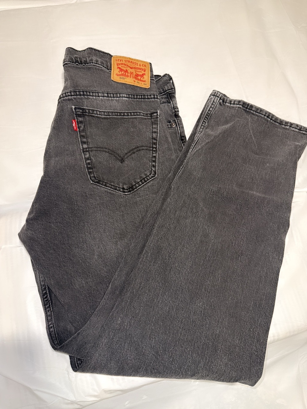 Levi’s 569 Loose Straight Black Wash Jeans